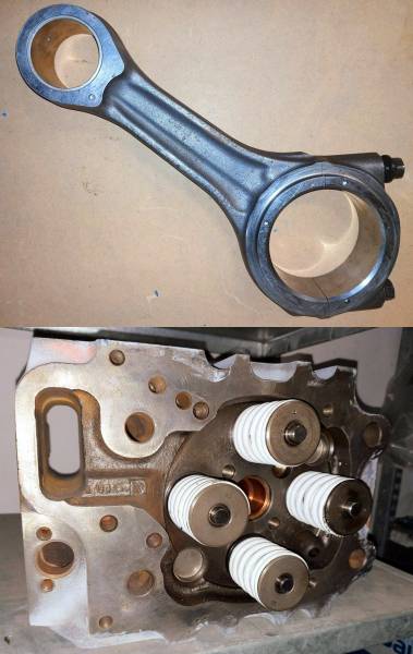 Culasses et lot de pièces détachées d'occasion pour moteur Baudoin sur Marseille, Grau du Roi et Sète