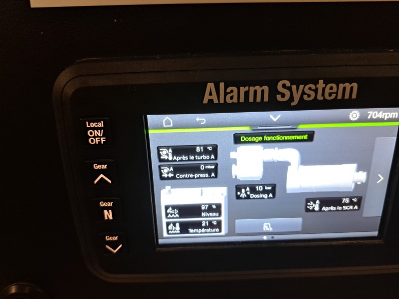 Maintenance Moteur et SCR MAN D2862 sur OPV 150